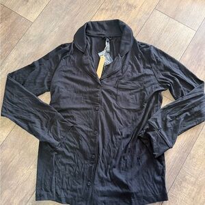Skims Lounge  Sleep Ribbed sleep shirt  size Medium NWT